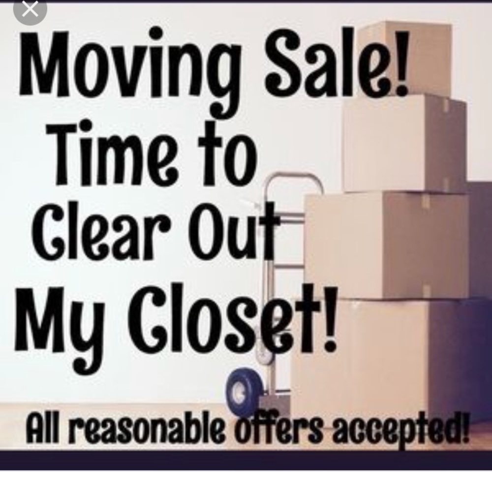 Everything is my closet is for sale